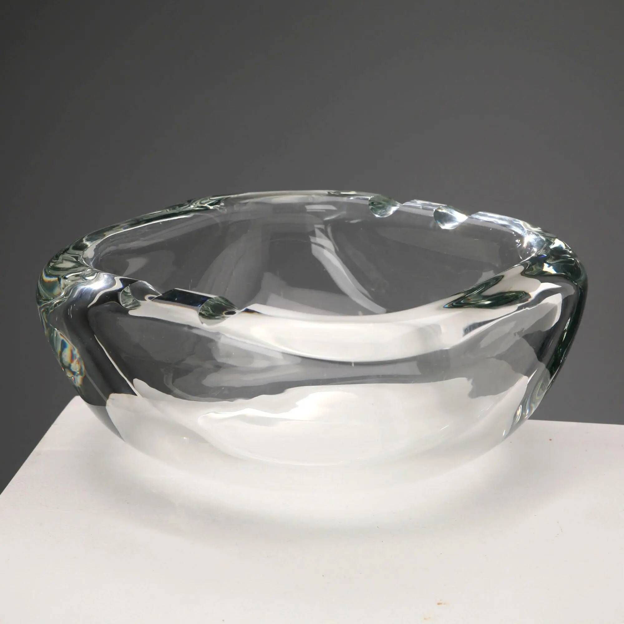 Vintage glass ashtray Barbini, 1980s-1990s