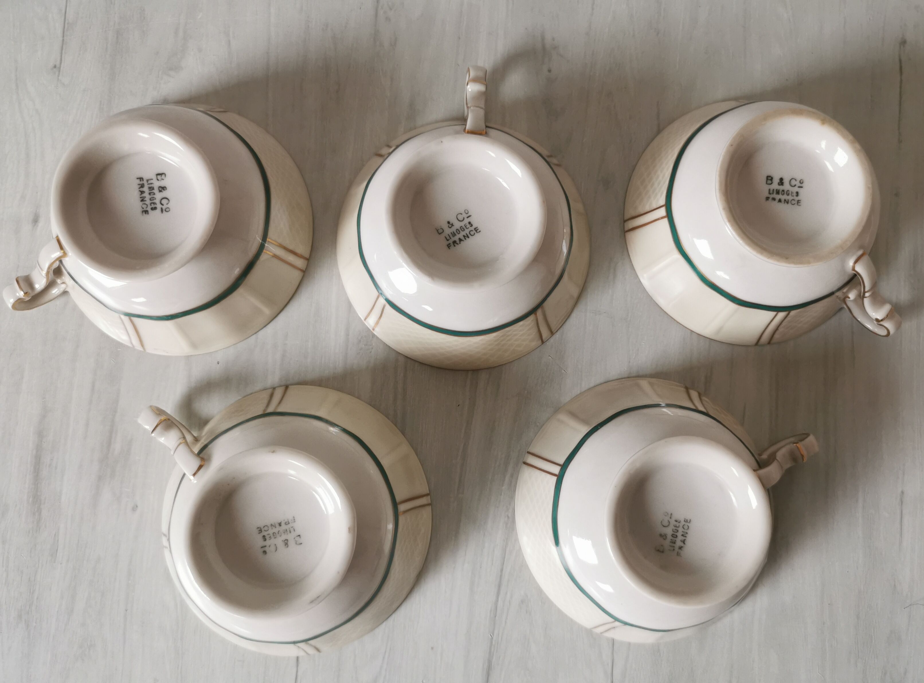 Dessert service and coffee Bernardaud Limoges