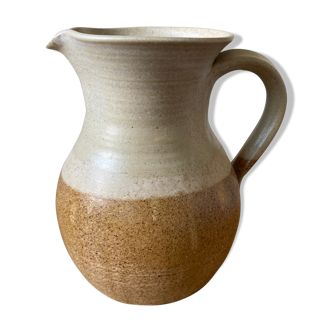 Beige sandstone pitcher - brown