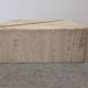 Pair of Italian travertine coffee tables by Up & Up circa 1970
