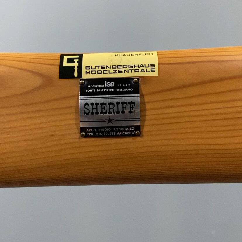 Sheriff Lounge Chair with Ottoman by Sergio Rodrigues for ISA