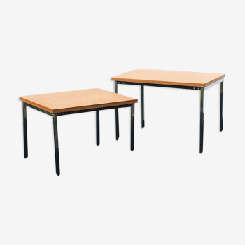 Paire tables basses par Pierre Guariche pour Meurop 60