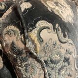 Pair of Louis XV style bergere armchairs