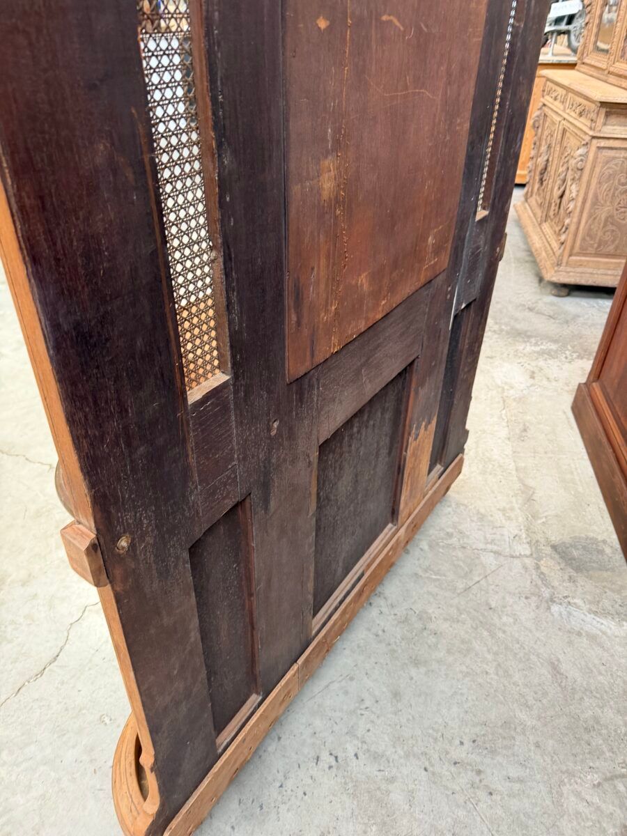 Large mahogany entrance wardrobe