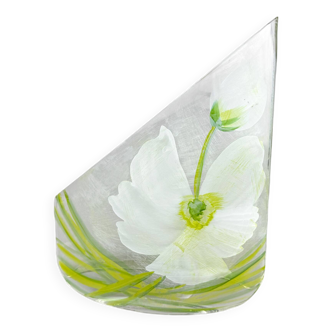 1980's Erwin Eisch Glass Vase