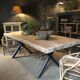 Large artisanal solid wood table