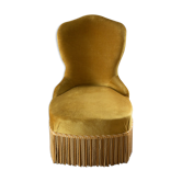 Fauteuil crapaud or