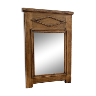 Miroir vintage bois massif