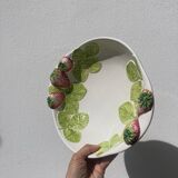 Ceramic fruit slip salad bowl