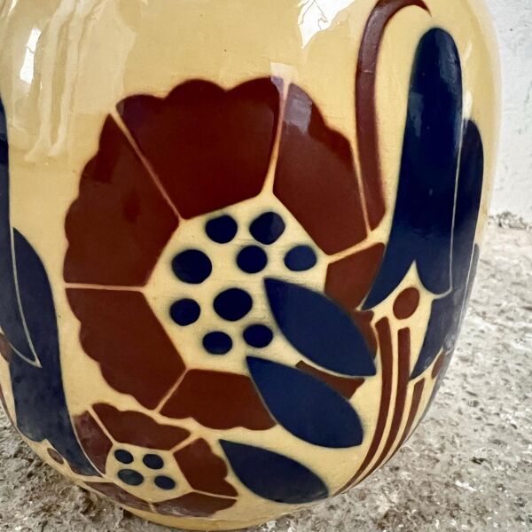 Vase art déco Badonviller Galerie Lafayette