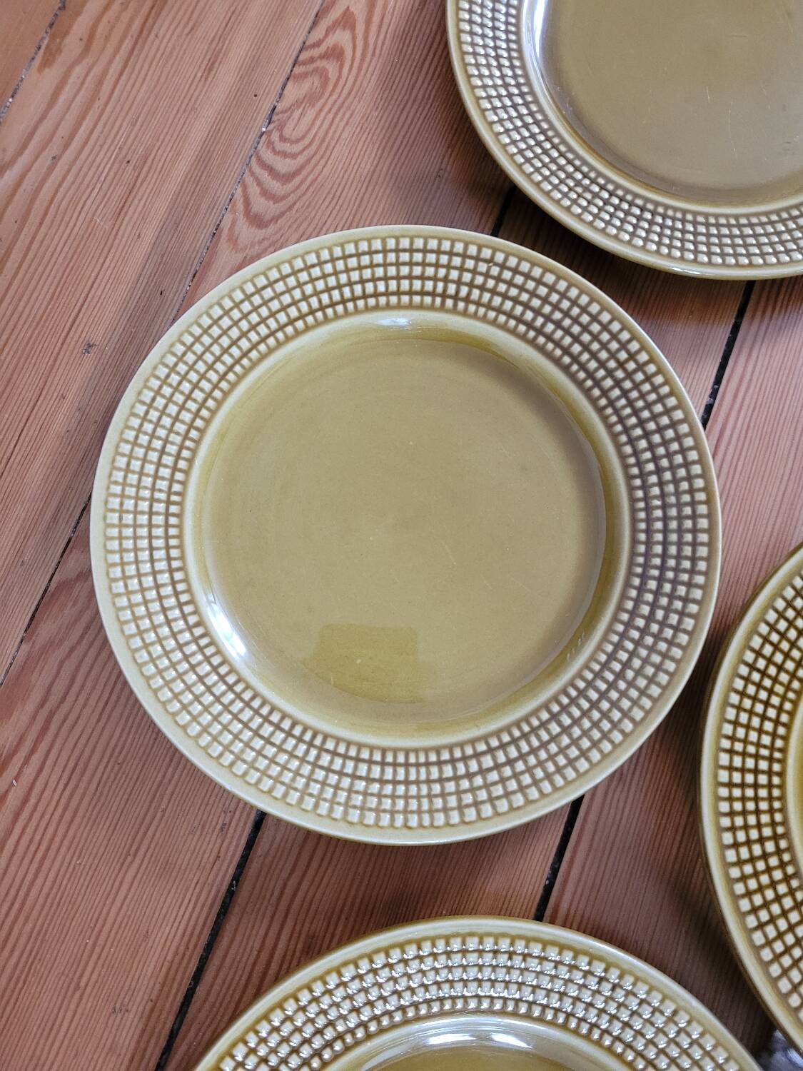 Set of 7 Niderviller dessert plates