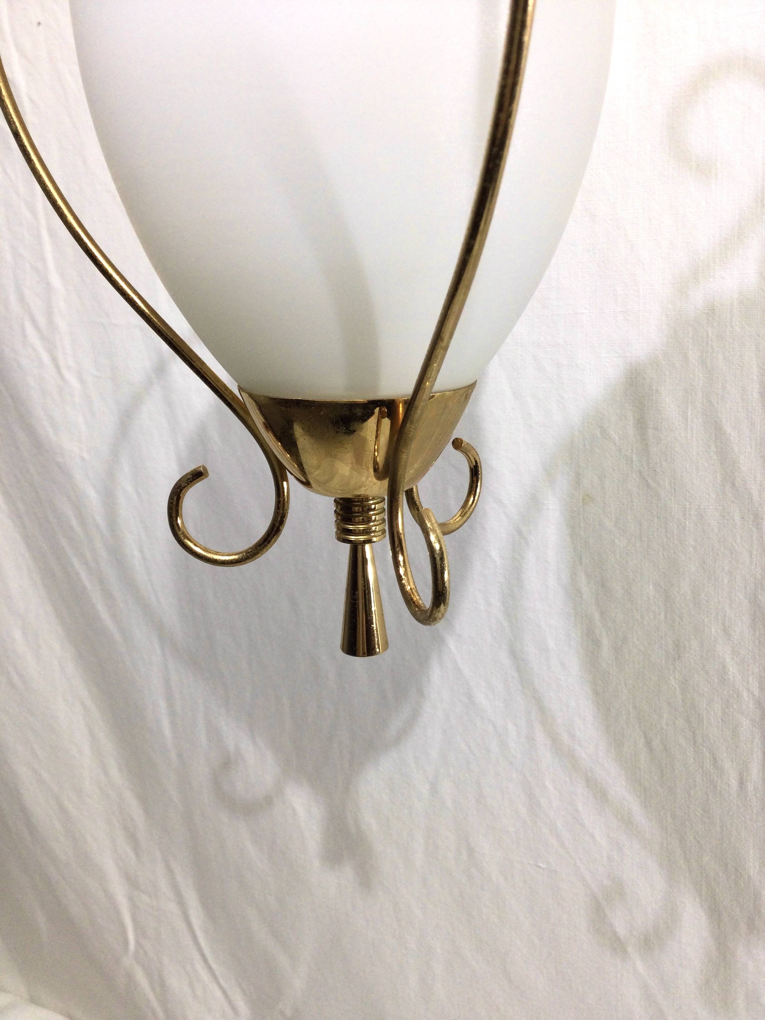 1-light lantern in gold metal
