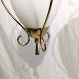 1-light lantern in gold metal