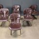 Chaises de salle à manger vintage par Cidue, ensemble de 6, années 1970.