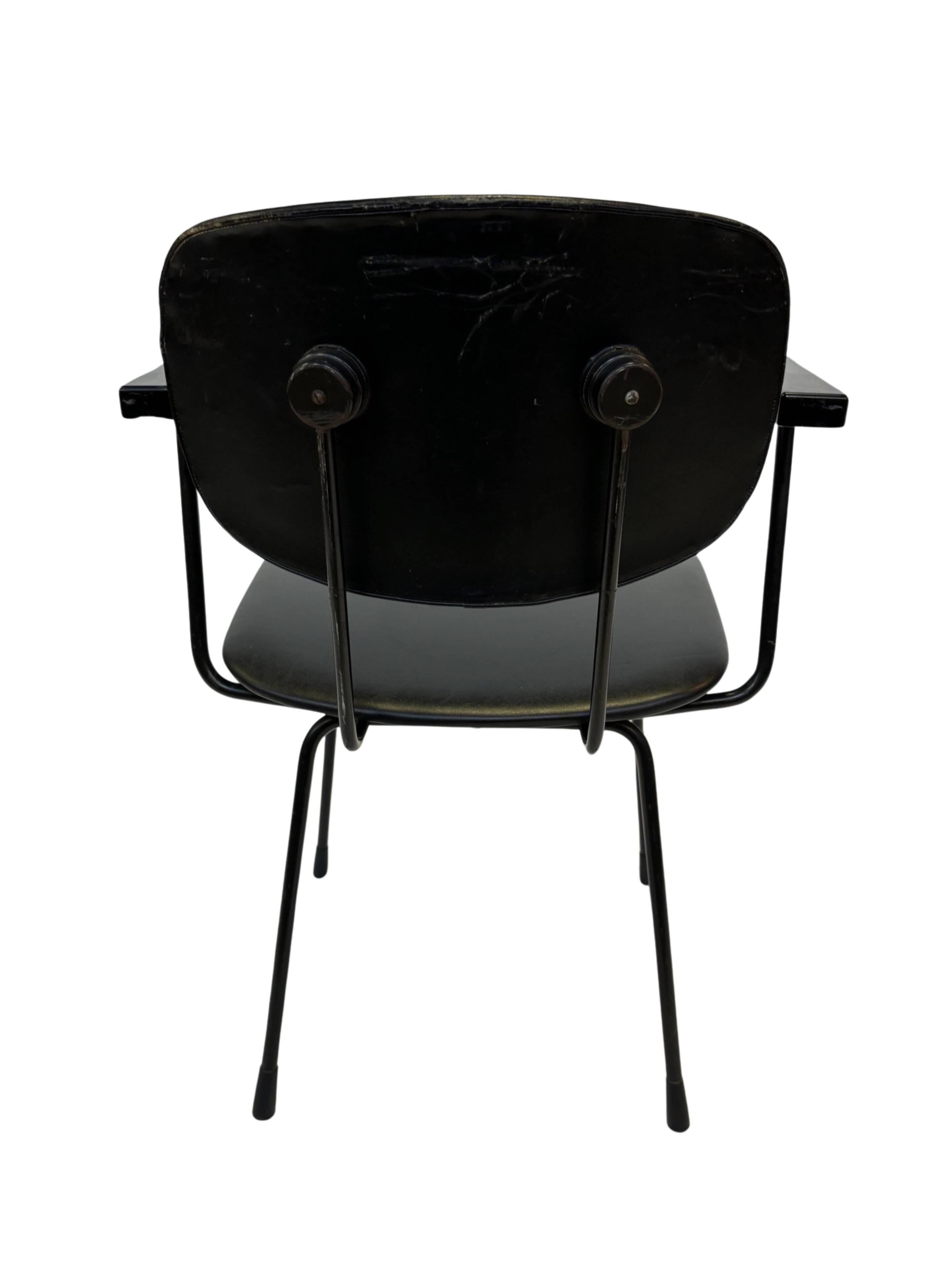 Vintage Gispen model 216 chair Wim Rietveld Design