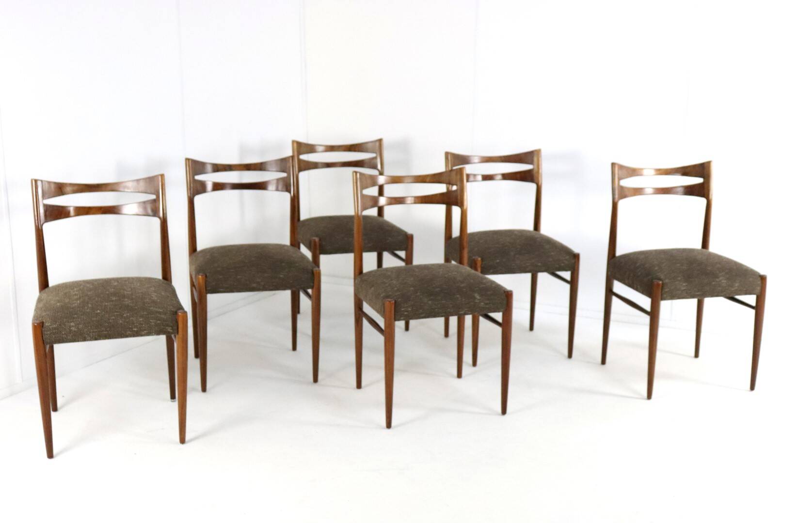 Set of 6 rosewood dining chairs 'Leinburg'