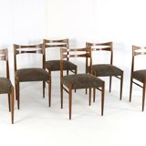 Set of 6 rosewood dining chairs 'Leinburg'