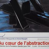 Pierre SOULAGES - Painting AUGUST 24, 1958 - Original Poster