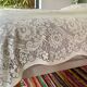 Vintage lace bedspread