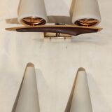 Paire d'applique à double lumière maison Arlus