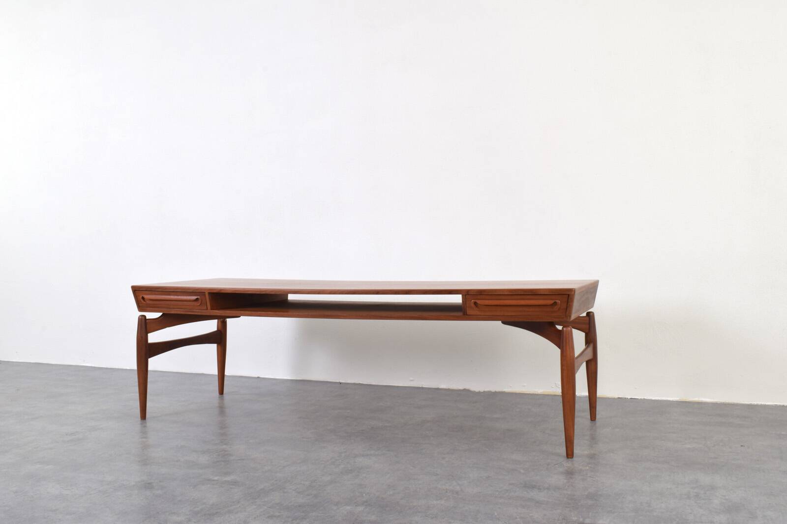 Mid-Century Teak Coffe Table by Johannes Andersen for Trensum Möbelfabrik,