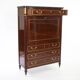 1810s Classicism Secretary Desk with Marble Top