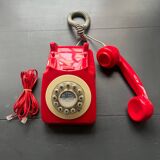 Corded Telephone Red Retro Wild&Wolf