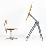 “Reply” drafting table and chair by Wim Rietveld & Friso Kramer for Ahrend
