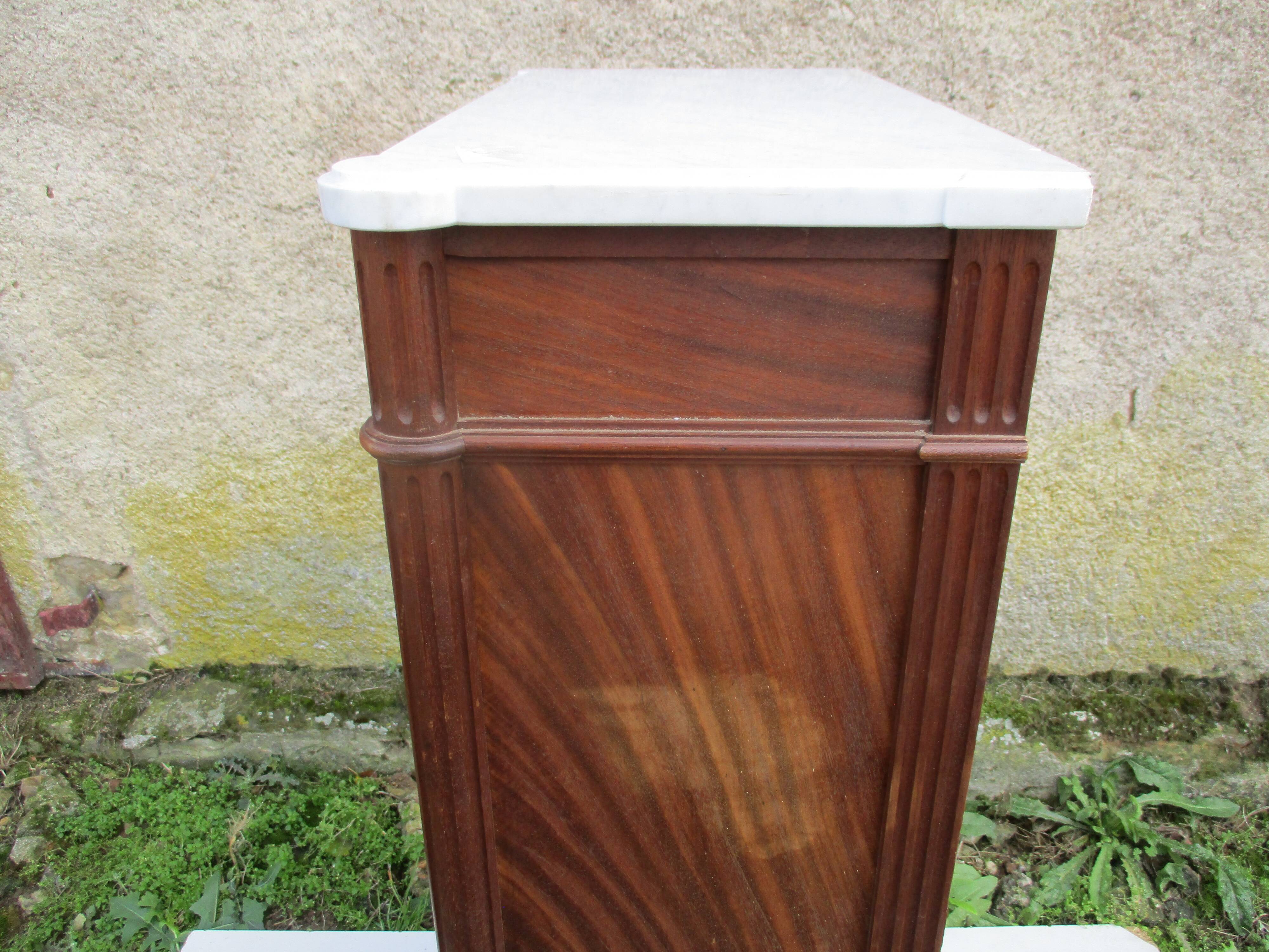 Louis XVI style secretary in mahogany, 19th century