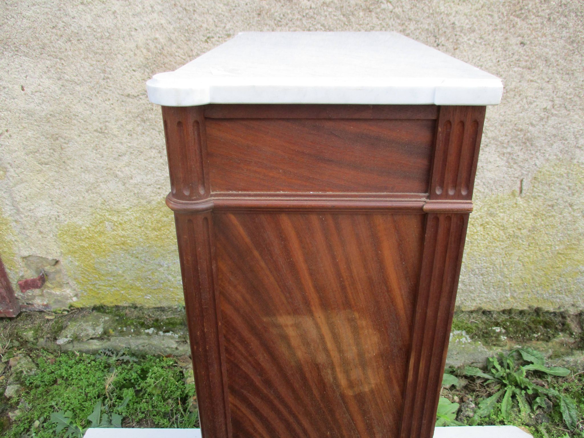 Louis XVI style mahogany secretary from the 19th century.