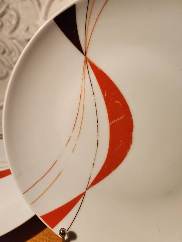 17 assiettes plates design 1970 Winterling Marktleuthen Bavaria