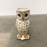Vintage Italian ceramic owl umbrella stand