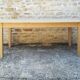 Beech farmhouse table