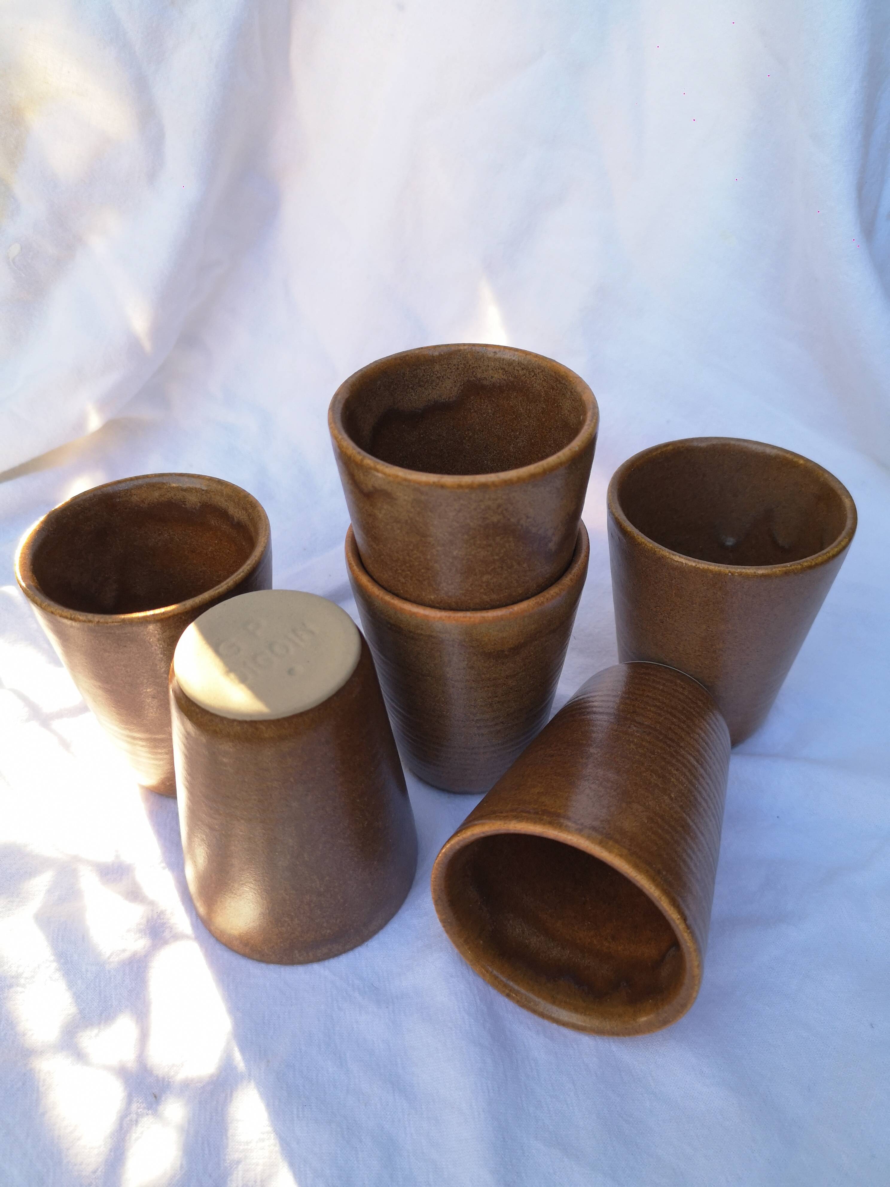 Digoin stoneware mugs