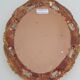 19th century painted wooden mercury mirror