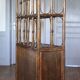 Rattan, cane and bamboo shelf/bookcase