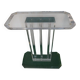 Sculptural base for acrylic glass table, Italy, 2000s