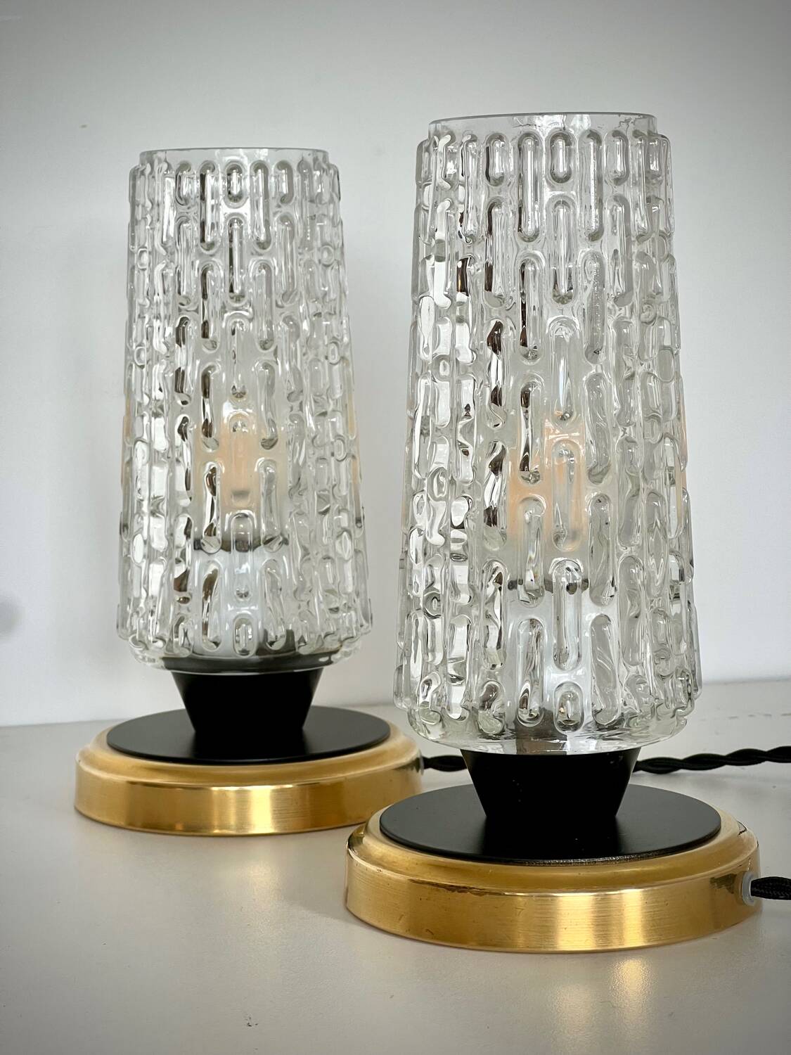 Pair of Arlus style table lamps