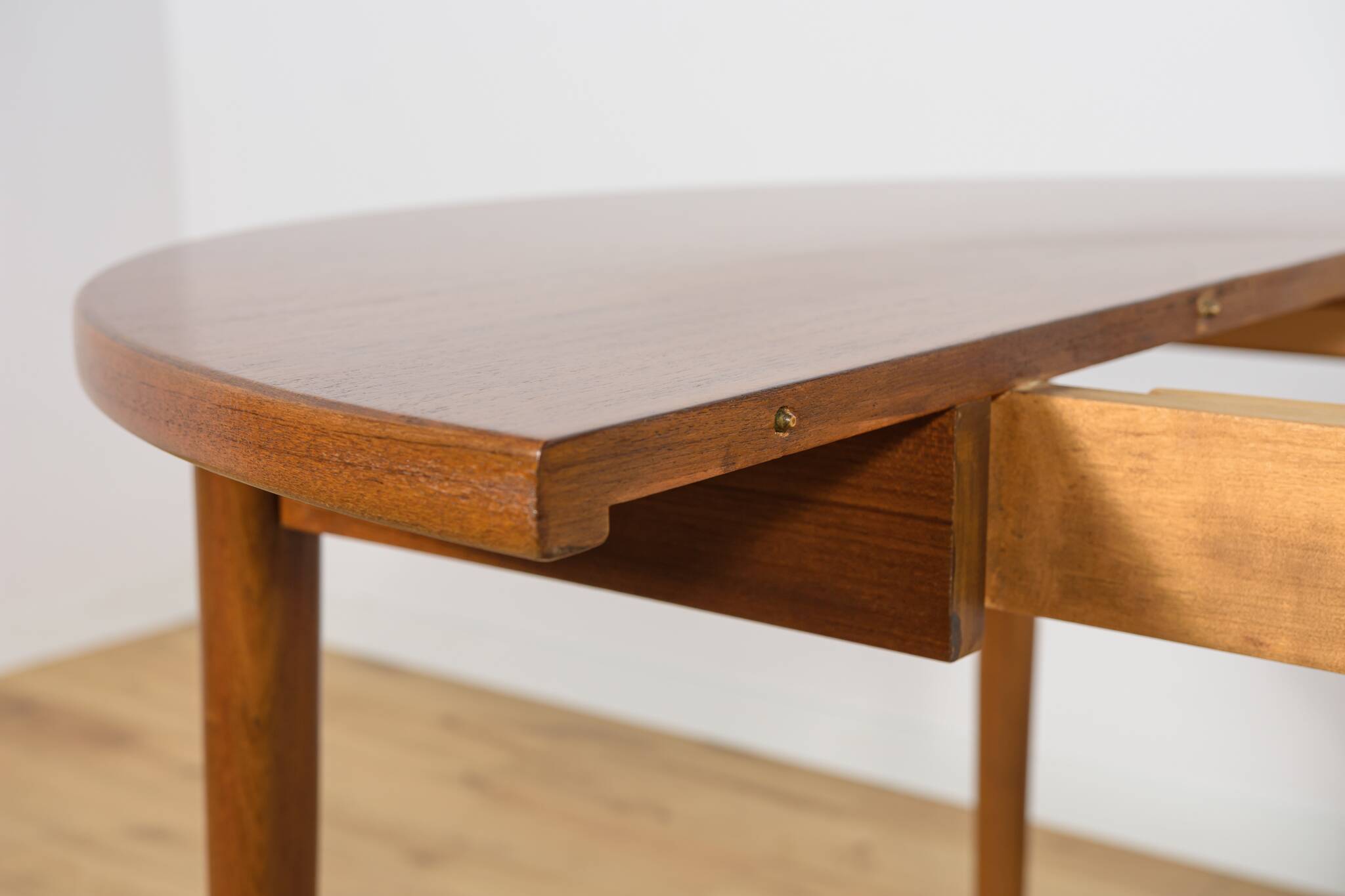 Mid-Century Round Teak Dining Table by Nils Jonsson for Hugo Troeds, Sweden