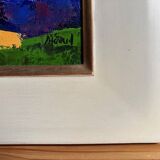 Large oil painting on canvas