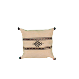 Coussin berbère jaune pale marocain