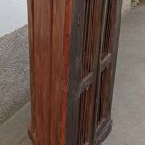 Armoire d'angle ancienne en bois