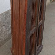 Old wooden corner cabinet