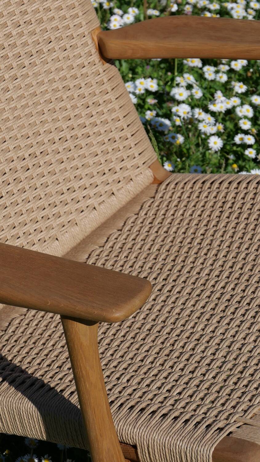 Ch25 easy chair by Hans J. Wegner published by Carl Hansen & Son, 1960