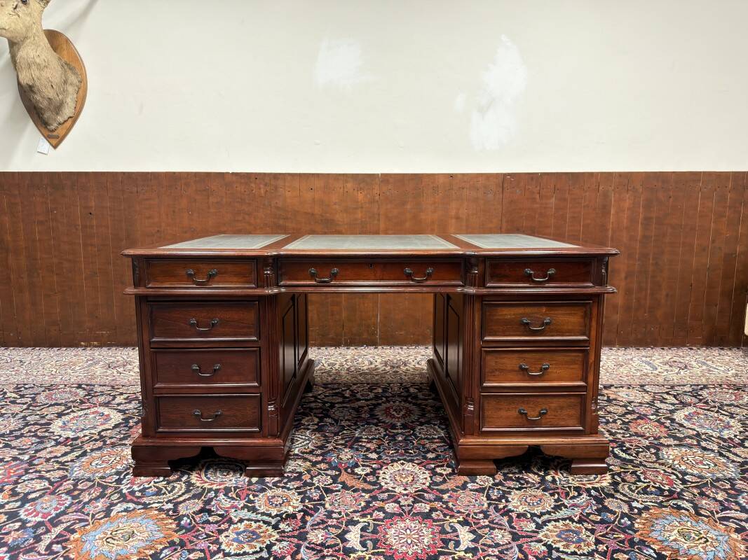 English Chesterfield Desk