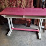 Wooden school desk early twentieth century