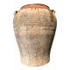 Ancient terracotta pottery jar from the 20th century.