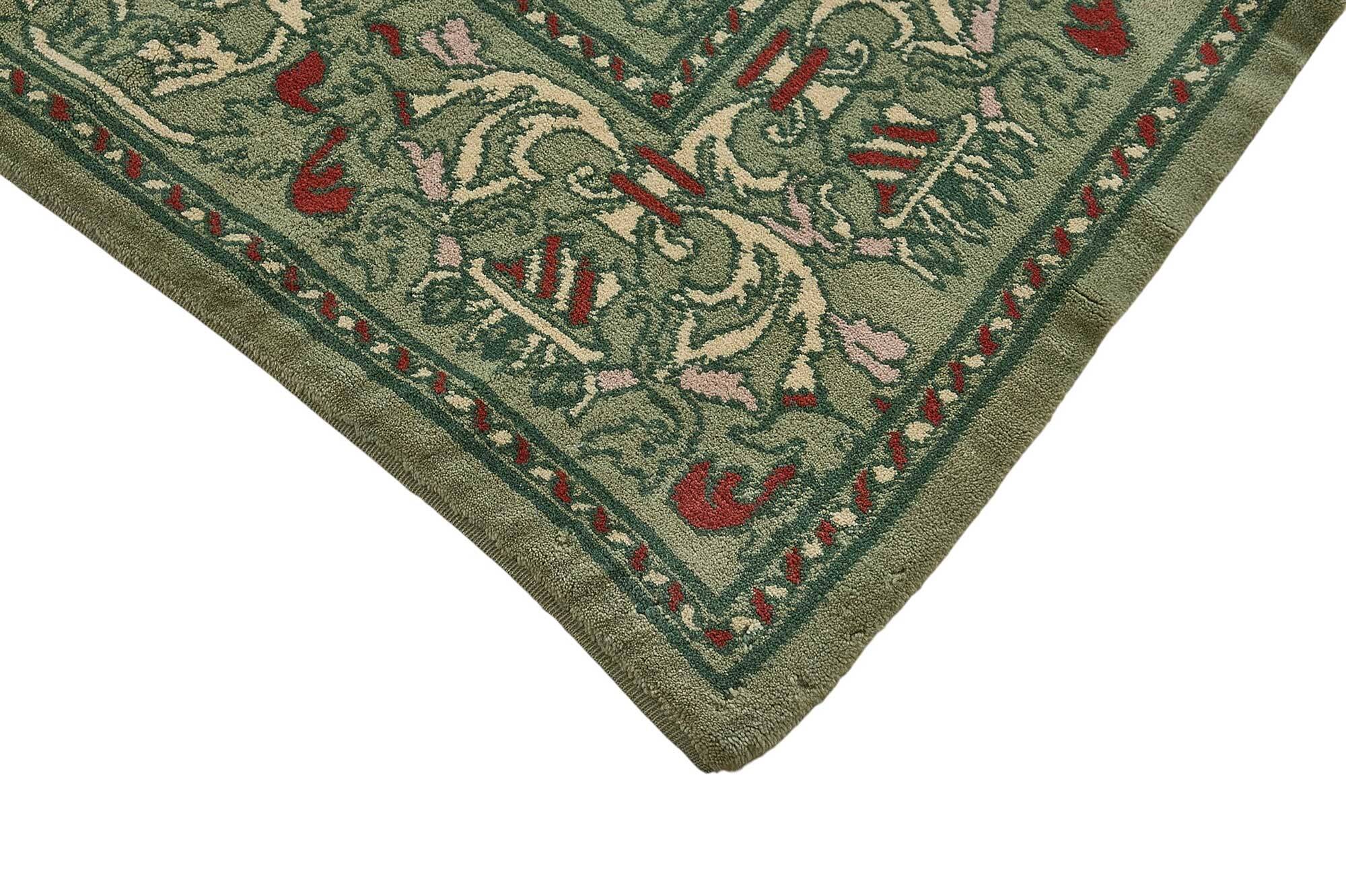 Turkish Handknotted Wool Oushak Rug 275 cm x 347 cm