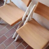 4 two-tone 80's chairs
