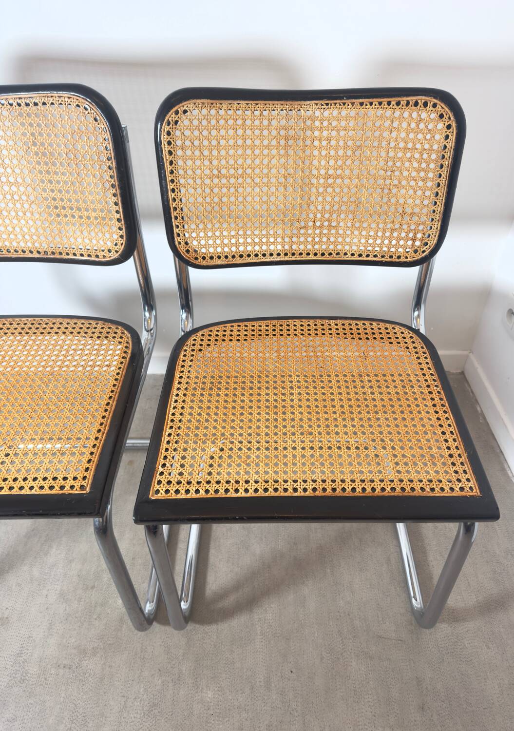 Paire de chaises Marcel Breuer  cesca b32